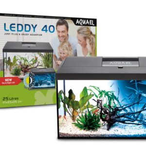 AQUARIUM SET LEDDY 40 BLACK D&N 2.0 ( 25 liters )